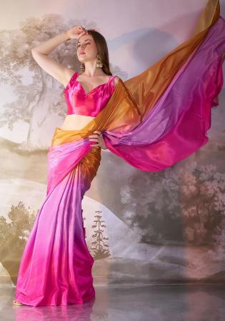Picture of Amazing Chiffon Violet Saree