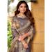 Picture of Enticing Chiffon Plum Saree