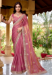 Picture of Graceful Chiffon Light Pink Saree