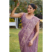 Picture of Marvelous Net Dim Gray Saree