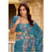 Picture of Enticing Chiffon Midnight Blue Saree