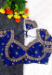 Picture of Sightly Silk Midnight Blue Designer Blouse