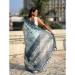 Picture of Comely Chiffon Cadet Blue Saree