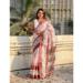 Picture of Well Formed Chiffon Maroon Saree