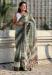 Picture of Grand Chiffon Dark Sea Green Saree