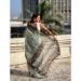 Picture of Grand Chiffon Dark Sea Green Saree