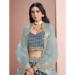 Picture of Excellent Silk Dark Slate Blue Lehenga Choli