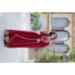Picture of Grand Georgette Dark Red Readymade Gown