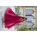 Picture of Magnificent Georgette Maroon Readymade Gown