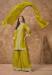 Picture of Chiffon Dark Golden Rod Straight Cut Salwar Kameez