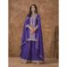 Picture of Taking Chiffon Purple Straight Cut Salwar Kameez