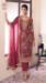 Picture of Chiffon Indian Red Straight Cut Salwar Kameez