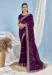 Picture of Fine Georgette Purple Saree