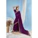 Picture of Fine Georgette Purple Saree