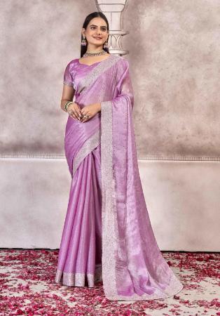 Picture of Nice Silk Pink Saree