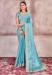 Picture of Elegant Silk Cadet Blue Saree