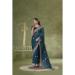 Picture of Appealing Chiffon Navy Blue Saree