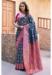 Picture of Statuesque Silk Midnight Blue Saree