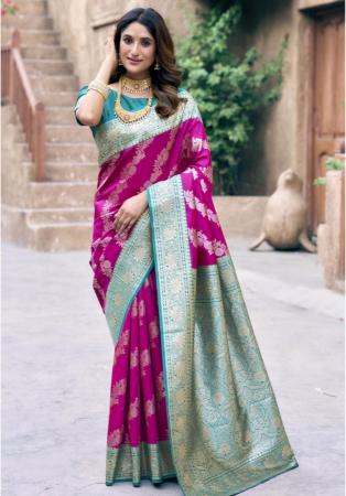 Picture of Appealing Silk Dark Magenta Saree