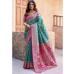 Picture of Sublime Silk Teal Saree