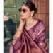 Picture of Good Looking Silk Plum Saree
