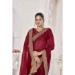 Picture of Shapely Chiffon Maroon Saree