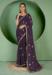 Picture of Comely Georgette Dim Gray Saree