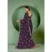 Picture of Comely Georgette Dim Gray Saree