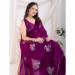Picture of Nice Chiffon Purple Saree
