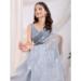 Picture of Statuesque Chiffon Light Slate Grey Saree