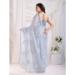 Picture of Statuesque Chiffon Light Slate Grey Saree