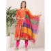 Picture of Exquisite Silk Tomato Readymade Salwar Kameez