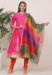 Picture of Good Looking Silk Pale Violet Red Readymade Salwar Kameez