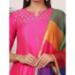 Picture of Good Looking Silk Pale Violet Red Readymade Salwar Kameez