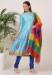 Picture of Magnificent Silk Pale Turquoise Readymade Salwar Kameez