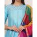 Picture of Magnificent Silk Pale Turquoise Readymade Salwar Kameez