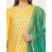 Picture of Exquisite Silk Khaki Readymade Salwar Kameez