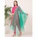 Picture of Graceful Silk Deep Pink Readymade Salwar Kameez