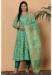 Picture of Chiffon & Silk Dark Sea Green Readymade Salwar Kameez