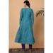 Picture of Chiffon & Silk Dark Slate Blue Readymade Salwar Kameez