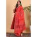 Picture of Chiffon & Silk Fire Brick Readymade Salwar Kameez