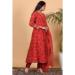 Picture of Chiffon & Silk Fire Brick Readymade Salwar Kameez