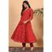 Picture of Chiffon & Silk Fire Brick Readymade Salwar Kameez