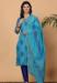 Picture of Chiffon & Silk Cadet Blue Readymade Salwar Kameez
