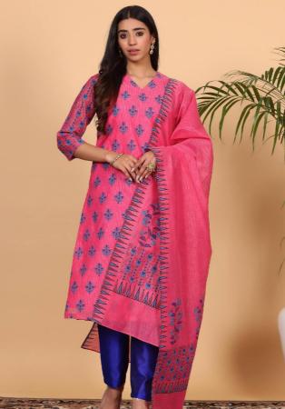 Picture of Chiffon & Silk Rosy Brown Readymade Salwar Kameez