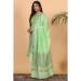 Picture of Chiffon & Silk Pale Golden Rod Readymade Salwar Kameez