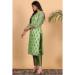 Picture of Chiffon & Silk Pale Golden Rod Readymade Salwar Kameez