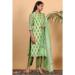 Picture of Chiffon & Silk Pale Golden Rod Readymade Salwar Kameez