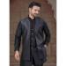 Picture of Delightful Silk Black Kurtas