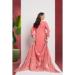 Picture of Organza Light Salmon Straight Cut Salwar Kameez
